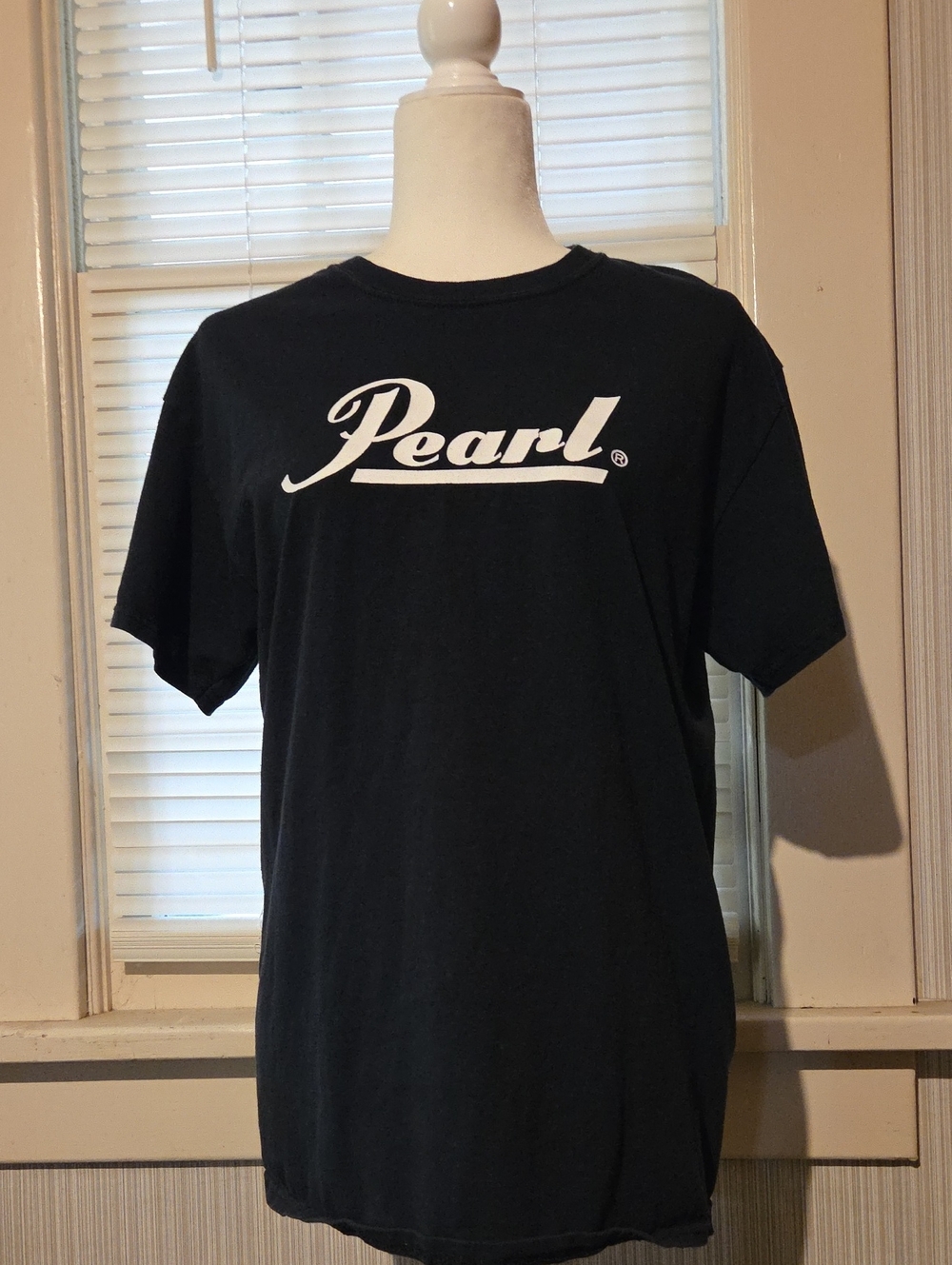 Pearl Drum Graphic Tee Mens Medium 100% Cotton